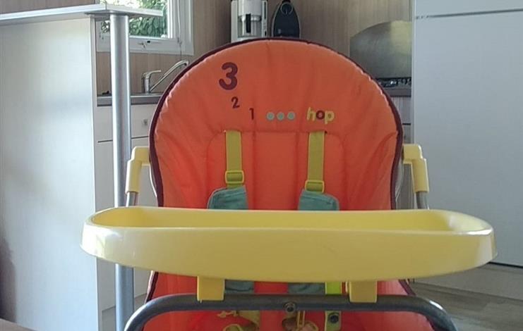 Kit bébé chaise haute camping 3 étoiles Saint Jean de Monts en Vendée