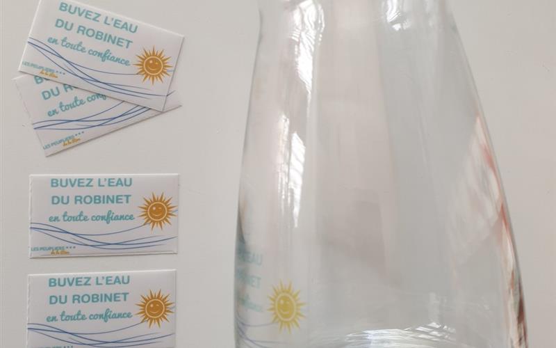 Boire l'eau du robinet pour réduire les déchets plastiques Les Peupliers de la rive en Vendée